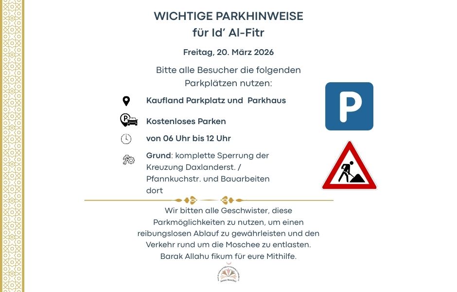 Wichtige Parkhinweise 940x600